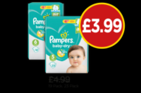 Pampers Baby £3.99