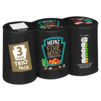 Ocado  Heinz Five Beanz Triple Pack 3 x 415g