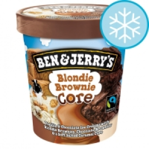 Ben & Jerrys Core Blondie Brownie Ice Cream 500Ml £3.00
