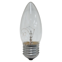 Partridges Bell 25W 240V ES 35mm Clear Candle Light Bulb