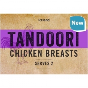 Iceland Tandoori Chicken Breasts 400g £3.00
