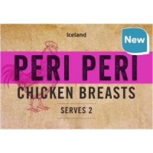 Iceland Peri Peri Chicken Breasts 363g £3.00