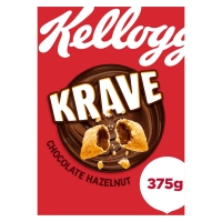 Iceland  Kelloggs Krave Chocolate Hazelnut 375g