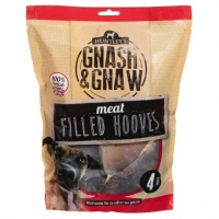 BMStores  Gnash & Gnaw Meat Filled Hooves 4pk