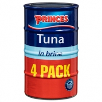 BMStores  Princes Tuna in Brine 4 x 145g