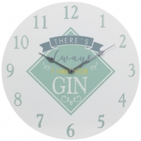BMStores  Gin & Tonic Clock - Always Time for Gin