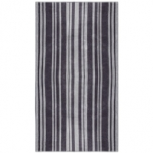 Oversized Jacquard Beach Towel 100 x 180cm - Grey Stripe