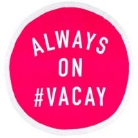 BMStores  Round Beach Towel with Fringing - Vacay