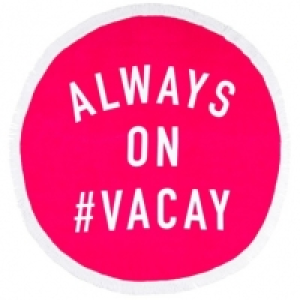 Round Beach Towel with Fringing - Vacay
