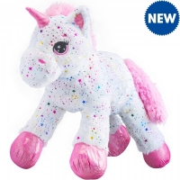 JTF  Unicorn White & Pink Plush 80cm