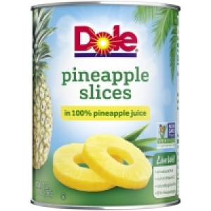 (3 Pack) Dole Pineapple Slices in 100% Pineapple Juice 20 oz £7.14