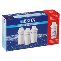 RobertDyas  Brita Classic Water Filter Cartridges 3 Pack + 1 Extra Free
