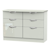 RobertDyas  Indices Ready Assembled 6-Drawer Double Chest of Drawers - W