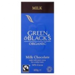 Green & Blacks Organic Milk Chocolate £2.19