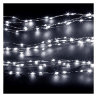QDStores  80 LED Cool White Indoor Static Fairy Lights Battery