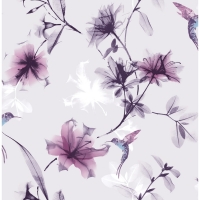 Wilko  Superfresco Easy Wallpaper X-Ray Floral Purple
