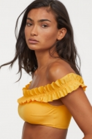  Off-the-shoulder bikini top £7.00