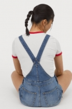  Denim dungaree shorts £9.00
