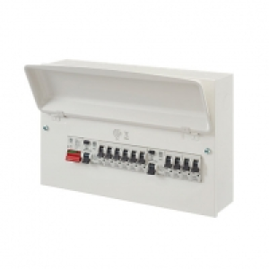MK Metal Consumer Unit 2 x 63A RCD & 10 x MCB - 10W &pound;75.00