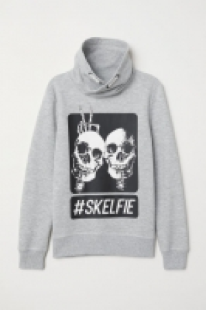  Funnel-collar sweatshirt £9.00