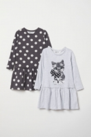  2-pack jersey dresses £3.00
