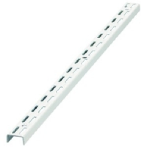 Wickes Twin Slot Upright Bracket White 450mm £4.99