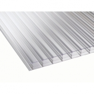 16mm Clear Multiwall Polycarbonate Sheet - 4000 x 700mm £86.25