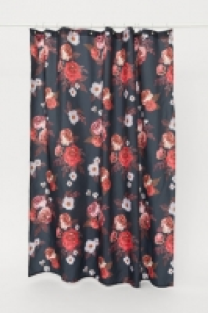  Patterned shower curtain £12.00