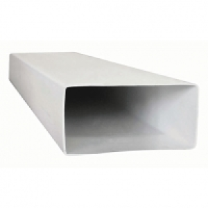 Manrose PVC White Flat Channel Duct - 150 x 70mm x 1m £4.97