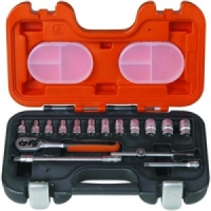 Bahco 16 Piece 1/4in Drive Socket Set £44.99