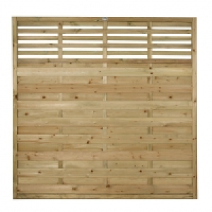 Forest Garden Pressure Treated Kyoto Fence Panel - 6 x 6ft P £216.00