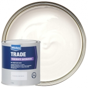 Wickes Truewhite Satinwood Paint - Pure Brilliant White 1L £16.00
