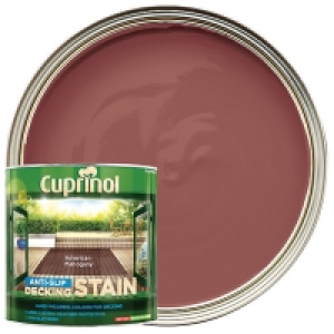 Cuprinol Anti-Slip Decking Stain - American Mahogany 2.5L £19.00