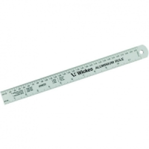 Wickes General Purpose Aluminium Rule - 300mm £2.00