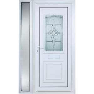 Wickes Medway 1 Sidelight Pre-hung Upvc Door 2085 x 1220mm R £600.00