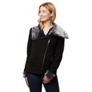 Black Balencia winter fleece jacket