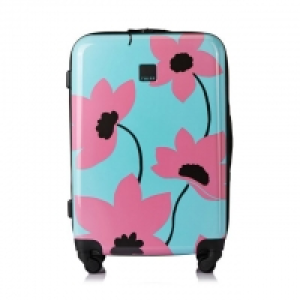 Turquoise/ Flamingo Azalea Medium 4W Suitcase &pound;42.00