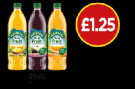 Robinsons No Added Sugar Orange & Pineapple, Apple & Blackcu £1.25