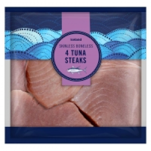 Iceland 4 Tuna Steaks 400g £4.50
