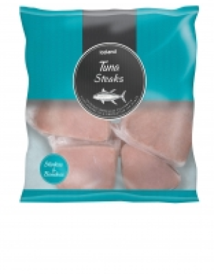 Iceland The Fish Market 4 Tuna Steaks 400g £4.00