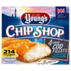 Chip Shop 4 Large Cod Fillets £3.00