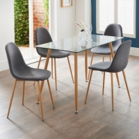 BMStores  Bjorn Dining Table & Chairs