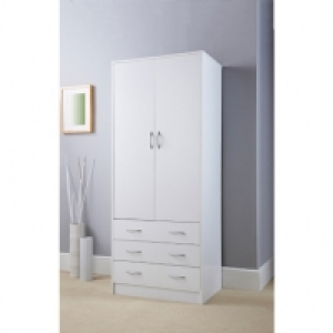 Lokken 3 Drawer Double Wardrobe £69.99