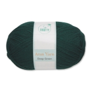 So Crafty Green Aran Yarn