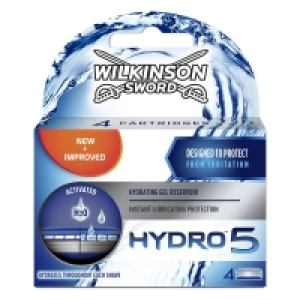 Wilkinson Sword Hydro 5 Razor Blades 4 pack £7.00
