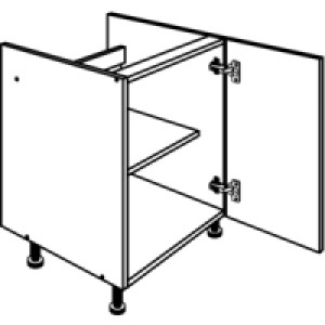 Wickes Miami Base Unit 500mm &pound;39.20
