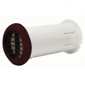 Manrose PVC Brown Internal Fit Wall Kit - 100mm &pound;20.00