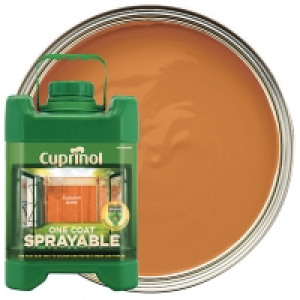Cuprinol One Coat Sprayable - Autumn Gold 5L &pound;19.00