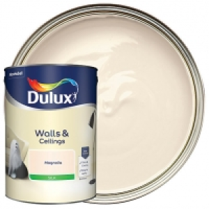 Dulux - Magnolia - Silk Emulsion Paint 5L £20.00