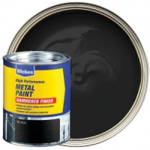 Wickes Metal Paint - Hammered Black 750ml £18.00